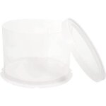 Boîte à gâteau ronde avec couvercle grande boîte à gâteau transparente grande - 9 (24x16cm) Boîte à gâteau ronde avec couvercle grande boîte à gâteau transparente grande - 9 (24x16cm)