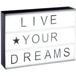 Bote lumineuse  message kira 30x22cm - atmosphera createur dinterieur