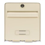 Boîte aux lettres - burg wachter - favor - acier galvanisé - 1 porte - beige Boîte aux lettres - burg wachter - favor - acier galvanisé - 1 porte - beige