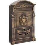 Bote aux lettres murale - arregui - d - 2152 - b - aluminium - taille l - style rtro classique