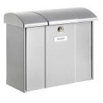 Boîte aux lettres - burg - wächter - olymp - argent - acier - grand volume - résistante aux intempéries ... Boîte aux lettres - burg - wächter - olymp - argent - acier - grand volume - résistante aux intempéries ...