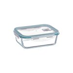Bo�te � lunch herm�tique rectangulaire en borosilicate de 370 ml