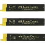 Bo�tes � mines - faber - castell - 9063 s - hb - 035mm - graduation hb - lot de 3