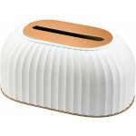 Bo�te � mouchoirs de bureau avec ressort id�ale pour le salon la salle � manger ou la maison ? blanc