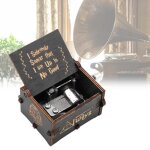 Bote  musique harry potter - fafeicy - en bois mcanique noir - mlodies belle musique