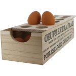 Boite � oeufs - cook concept - 12 cavit�s - marron et noir