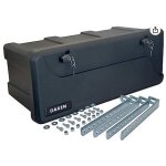 Boîte à outils blackit 3 - 750 x 300 x 355 mm - coffre de rangement pour remorque - 50 l - avec supports ... Boîte à outils blackit 3 - 750 x 300 x 355 mm - coffre de rangement pour remorque - 50 l - avec supports ...