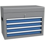 Durhand - caisse  outils - acier - 45x24. 5x32. 5cm - gris