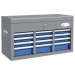 Durhand - caisse  outils - acier - 60x26x34cm - gris