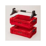 Bo�te � outils modulaire - qbrick - skrz n9701 - rouge - box 130 + module dextension - poign�e ergonomique ...