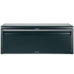 Boîte à pain - brabantia - couvercle abattant - acier - gris - dimensions h 186 x l 463 x p 2413 cm Boîte à pain - brabantia - couvercle abattant - acier - gris - dimensions h 186 x l 463 x p 2413 cm
