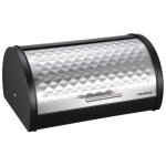 Bote  pain - klausberg - kb - 7454 - mtal argent - design moderne - dimensions 38x28x155 cm