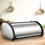 Bo�te � pain avec bo�te de rangement � couvercle coulissant