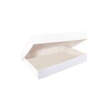 Bo�tes p�tissi�res en carton pour plateau traiteur 19 x 28 cm par 25