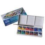 Bote de peinture aquarelle en plastique - winsor & newton - cwc sketcher 12x1 / 2g - gris - enfant - ...