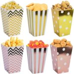 Bo�tes de popcorn - 60pcs - or + or rose - papier - d�coration de f�te