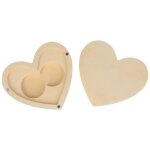 Bo�te porte - alliances - artemio - coeur - 10 x 9 cm - romantique - int�rieur