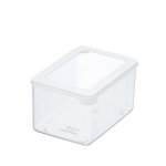 Bo�te de rangement alimentaire - on range tout - empilable - plastique transparent - 165 litres - herm�tique ...