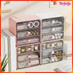 Bo�te de rangement pour cosm�tiques - akozon - bo�te tiroir motif cochon - rose - plastique - gain de ...