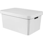 Bote de rangement - curver - infinity - 45l - blanc - tanche - lgre