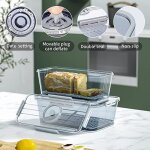 Boîte de rangement frigo - cuisine - hermétique - enregistreur de temps - plastique pet - 32. 5x22. 5x11cm ... Boîte de rangement frigo - cuisine - hermétique - enregistreur de temps - plastique pet - 32. 5x22. 5x11cm ...