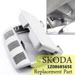 Bo�te de rangement lunettes - skoda - octavia a5 - plastique abs - gris - 2004 - 2012