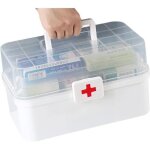 Rangement familial pour armoire � pharmacie bo�te de rangement pour fournitures de sant� de grande capacit� ...