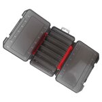 Boîte de rangement multifonctionnelle pvc double couche de leurre accessoire dappât de pêche gris(boîte ... Boîte de rangement multifonctionnelle pvc double couche de leurre accessoire dappât de pêche gris(boîte ...