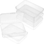 Bo�tes de rangement en plastique - sightmark - lot de 5 - 105x75x25 cm - transparent - polypropyl�ne