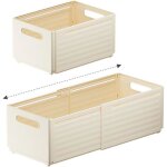 Bo�te de rangement pliable - ulisem - lot de 1 - extensible de 28 � 48 cm - 20x15 cm - installation facile ...