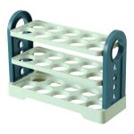 Bo�te de rangement d?ufs - vert - 30 grilles - porte - ?ufs rotatif - gain de place