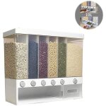 Bote de rcipient de crales visible transparente pour riz haricots rservoir de stockage compartiment ...