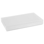 Bo�te rectangle blanc (carton de 25 pi�ces)