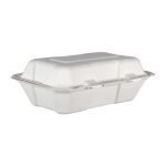 Bo�tes repas rectangulaire en fibres v�g�tales 1000 ml par 50