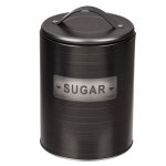Boite à sucre cylindrique métallique Boite à sucre cylindrique métallique