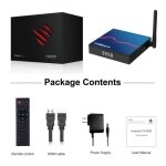 Bote de tlvision android tx98 pro - hk1rbox - 4gb ram 32gb rom - wifi 24g / 50g - 4k 3d h. 265