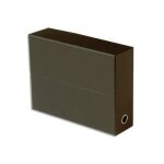 Boite de transfert - fast - 34x255 cm - toile - noir - dos 9 cm