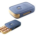 Bo�te � ?ufs - non sp�cifi� - mod�le non sp�cifi� - capacit� 21 ?ufs - plastique pp - couleur bleue