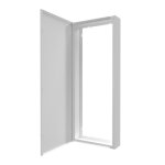 Boitier de connexion - coffret dhabillage pour tableaux �lectriques en acier blanc - dim. du coffret ...