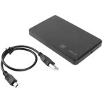 Bo�tier de disque dur 25 pouces adaptateur de disque dur usb 2. 0 vers sata bo�tier externe durable sans ...
