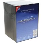 Boitier de rangement dvd noir - std - pack de 10