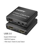 Botier denregistrement et diffusion en streaming en direct compatible hdmi carte dacquisition vido ...