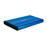Botier externe - connectland - 2519 - usb 3. 0 - sata 2. 5 - aluminium bleu