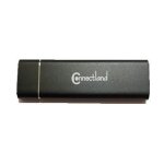 Boitier externe - connectland - m2 nvme pcie - type - c gen 2 - 10 gbps - noir