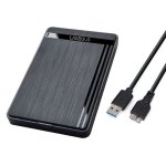 Bo�tier externe usb 3. 0 sata 2. 5 pour ssd et hdd aluminium uasp 6 gbps installation sans outil windows ...