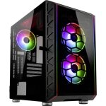 Boîtier gaming - kolink - citadel glass se - micro - tour - noir - verre trempé Boîtier gaming - kolink - citadel glass se - micro - tour - noir - verre trempé