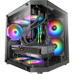 Bo�tier gaming microatx - mars gaming - mc - 3tlite - triple verre tremp� - ventilateur frgb 120mm