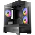 Bo�tier de jeu en verre tremp� antec cx500m rgb microatx - noir