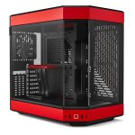 Botier dordinateur - hyte - y60 rd atx - rouge - filaire - technologie optique