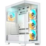 Boîtier pc atx - gigabyte - c500 - verre trempé - rgb fusion - circulation optimisée Boîtier pc atx - gigabyte - c500 - verre trempé - rgb fusion - circulation optimisée